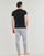 Clothing Men short-sleeved t-shirts Emporio Armani PIPING LOGOBANG Black