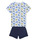 Clothing Children Sleepsuits Petit Bateau A0ABD X2 Blue / Yellow