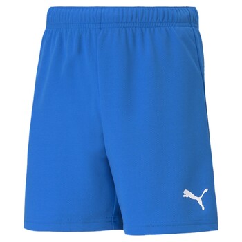 Clothing Boy Shorts / Bermudas Puma TEAMRISE SHORT Blue