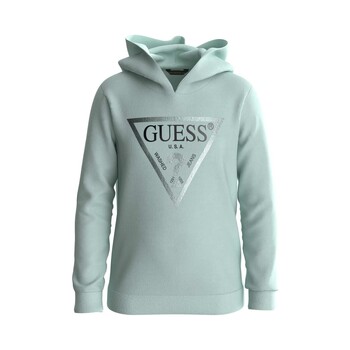 Clothing Girl sweaters Guess LS FLEECE Blue