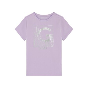 Clothing Girl short-sleeved t-shirts Guess SS SHIRT Lilac