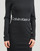 Clothing Women Short Dresses Calvin Klein Jeans LOGO ELASTIC MILANO LS DRESS Black