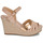 Shoes Women Sandals Les Petites Bombes ISALINE Beige / Nude / Gold / Pink