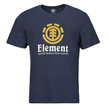 Clothing Men short-sleeved t-shirts Element VERTICAL SS Marine