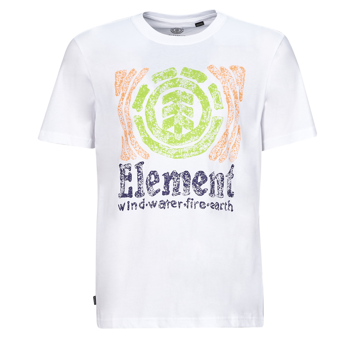 Clothing Men short-sleeved t-shirts Element VOLLEY SS White