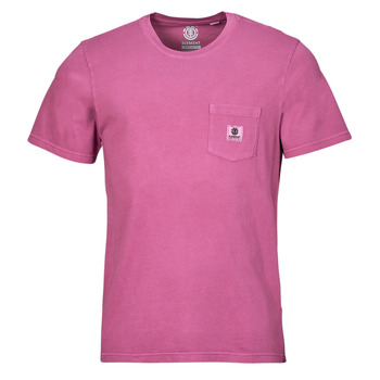 Clothing Men short-sleeved t-shirts Element BASIC POCKET PIGMENT SS Pink