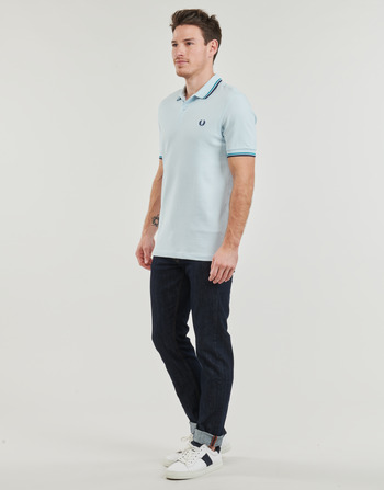 Fred Perry TWIN TIPPED FRED PERRY SHIRT Blue / Marine