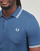 Clothing Men short-sleeved polo shirts Fred Perry TWIN TIPPED FRED PERRY SHIRT Blue / White