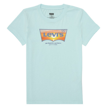 Levi's SUNSET BATWING TEE Blue / Orange