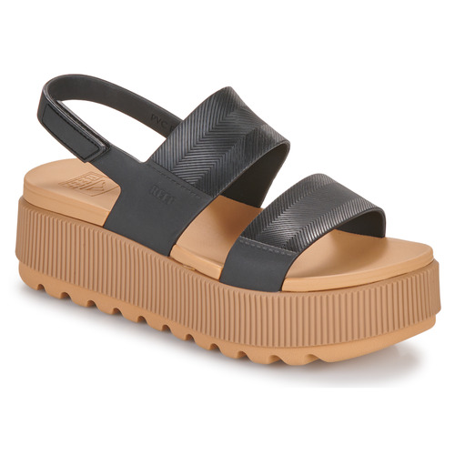 Shoes Women Sandals Reef WATER VISTA HIGHER Black / Brown