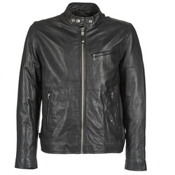 material Men Leather jackets / Imitation leather Schott BLODOU Black