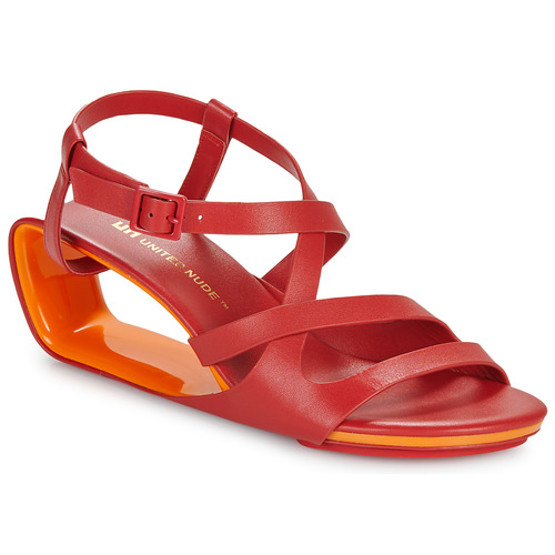 Shoes Women Sandals United nude MOBIUS SIA MID Red
