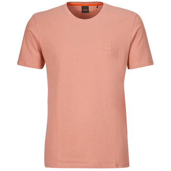 Clothing Men short-sleeved t-shirts BOSS Tales Pink