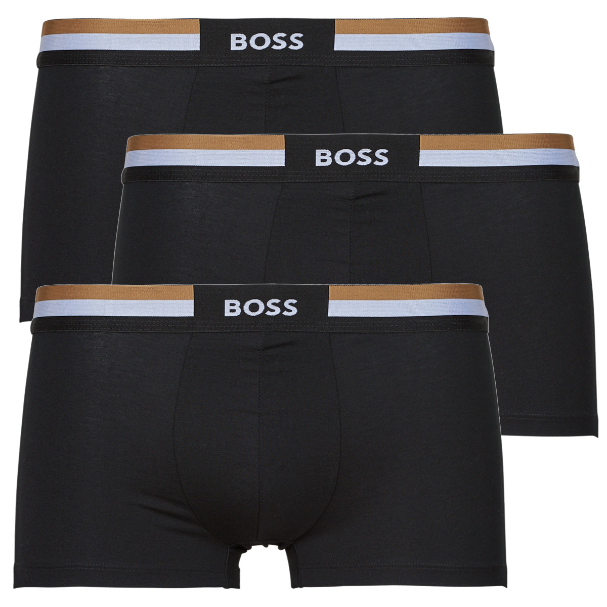 Underwear Men Boxer shorts BOSS Trunk 3P Motion Black