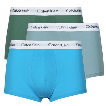 Underwear Men Boxer shorts Calvin Klein Jeans LOW RISE TRUNK X3 Blue / Grey / Blue