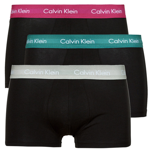 Underwear Men Boxer shorts Calvin Klein Jeans LOW RISE TRUNK 3PK X3 Black