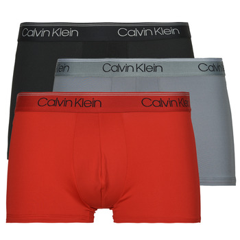 Calvin Klein Jeans LOW RISE TRUNK 3PK X3 Black / Red / Grey