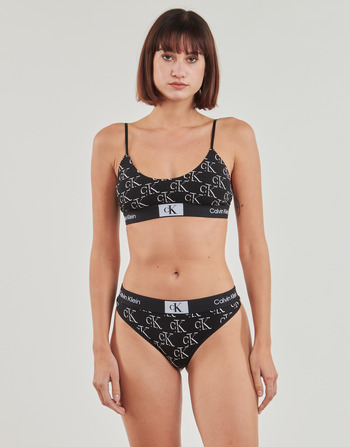 Calvin Klein Jeans UNLINED BRALETTE Black - Fast delivery  Spartoo Europe  ! - Underwear Sports bras Women 42,00 €