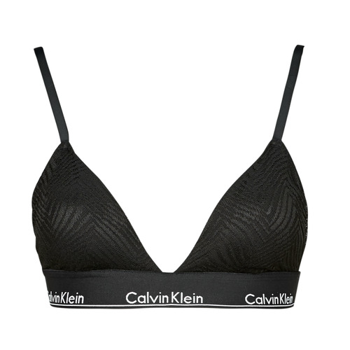 Calvin Klein Jeans LIGHTLY LINED TRIANGLE Black - Fast delivery  Spartoo  Europe ! - Underwear Triangle bras and Bralettes Women 49,00 €