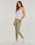 Clothing Women 5-pocket trousers Freeman T.Porter TESSA JELLIZ Kaki