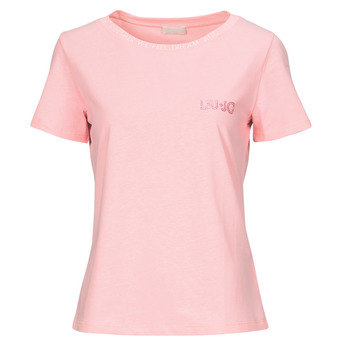 Clothing Women short-sleeved t-shirts Liu Jo MA4395 Pink