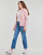 Clothing Women sweaters Superdry ESSENTIAL LOGO ZIP HOODIE Pink