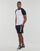 Clothing Men short-sleeved t-shirts Superdry ESSENTIAL LOGO BASEBALL TSHIRT White / Black