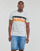 Clothing Men short-sleeved t-shirts Superdry CALI STRIPED LOGO T SHIRT White