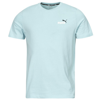 Clothing Men short-sleeved t-shirts Puma ESS+ 2 COL SMALL LOGO TEE Blue