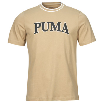 Clothing Men short-sleeved t-shirts Puma PUMA SQUAD BIG GRAPHIC TEE Beige