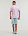 Clothing Men short-sleeved t-shirts Puma ESS+ 2 COL SMALL LOGO TEE Violet