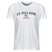 Clothing Men short-sleeved t-shirts U.S Polo Assn. MICK White