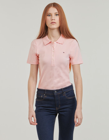 Tommy Hilfiger 1985 SLIM PIQUE POLO SS Pink