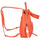 Bags Women Rucksacks Desigual HALF LOGO 24 SUMY MINI Orange