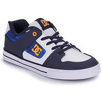 Shoes Boy Low top trainers DC Shoes PURE ELASTIC Blue / Orange