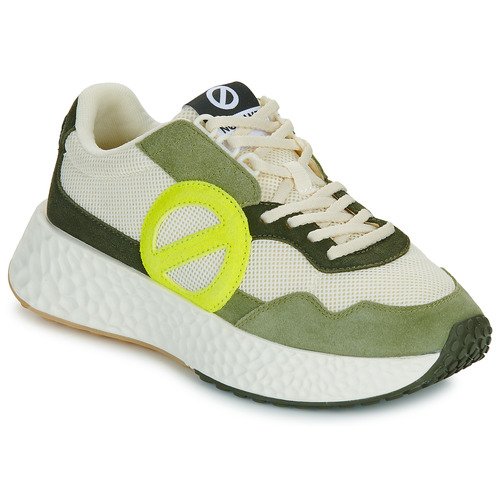 Shoes Men Low top trainers No Name CARTER JOGGER M White / Green / Yellow