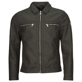 Clothing Men Leather jackets / Imitation leather Kaporal MAORI Black