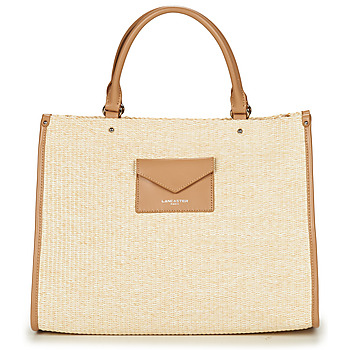 Bags Women Shopper bags LANCASTER ACTUAL MINI OSIER Beige
