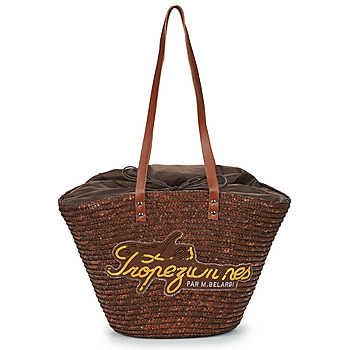 Bags Women Shopper bags Les Tropéziennes par M Belarbi MILOS Brown