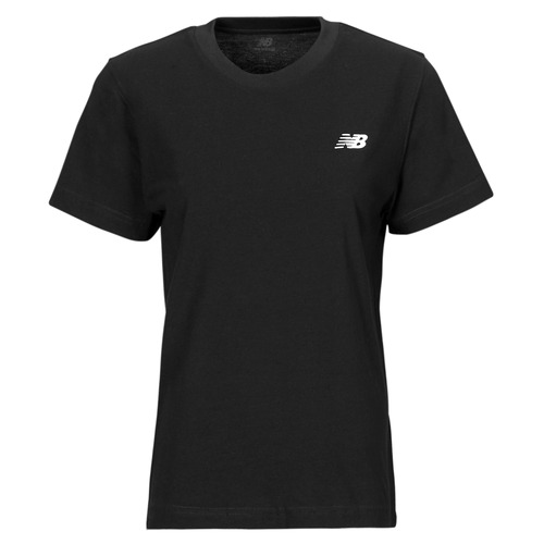 Clothing Women short-sleeved t-shirts New Balance SMALL LOGO T-SHIRT Black