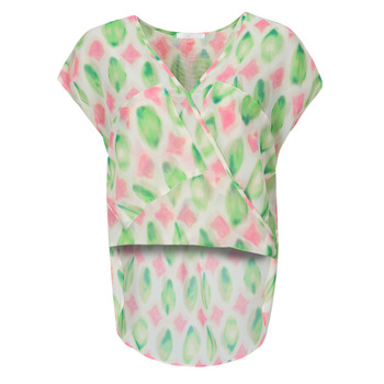 Clothing Women Blouses Les Petites Bombes IBOS Green / Pink / White
