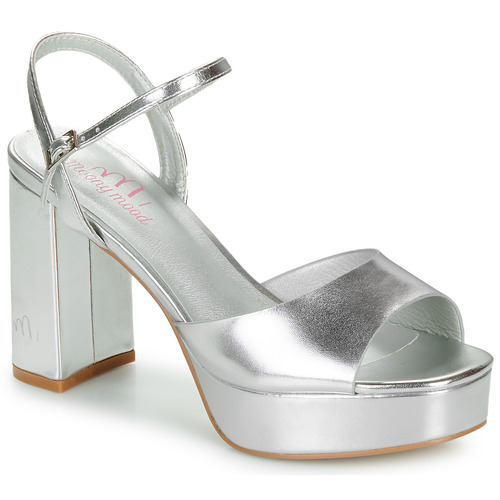 Shoes Women Sandals Moony Mood GISELE Silver