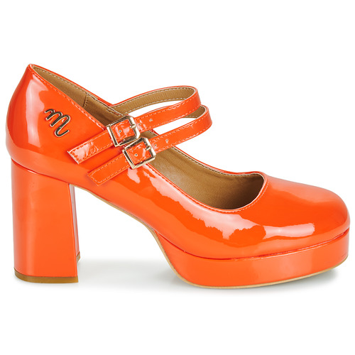 Shoes Women Ballerinas Moony Mood SELENA Orange