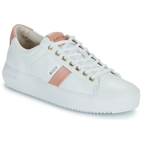 Shoes Women Low top trainers Blackstone BL220 White / Pink