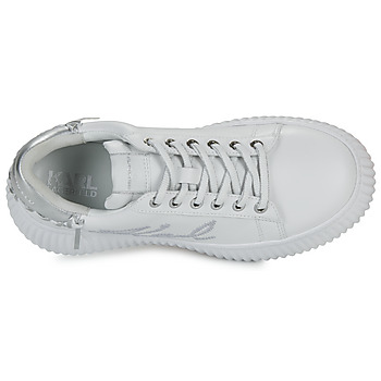 Karl Lagerfeld KREEPER LO Whipstitch Lo Lace White / Silver
