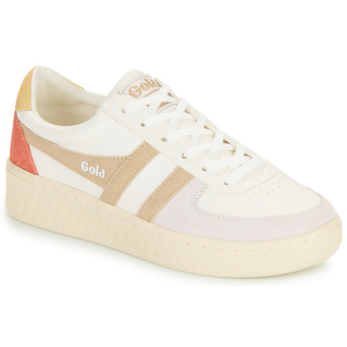 Shoes Women Low top trainers Gola GRANDSLAM TRIDENT White / Beige