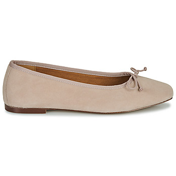 Chany leather ballet flats in beige - See By Chloe