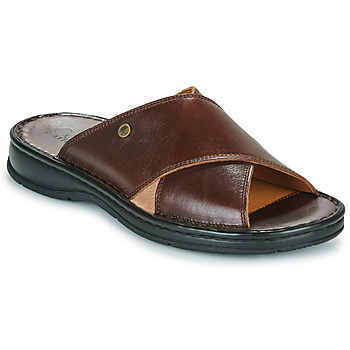 Shoes Men Mules Casual Attitude NEW003 Brown