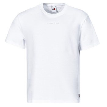 Clothing Men short-sleeved t-shirts Tommy Jeans TJM REG S NEW CLASSICS TEE EXT White