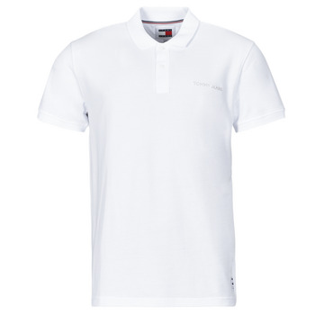Clothing Men short-sleeved polo shirts Tommy Jeans TJM REG CLASSIC POLO White